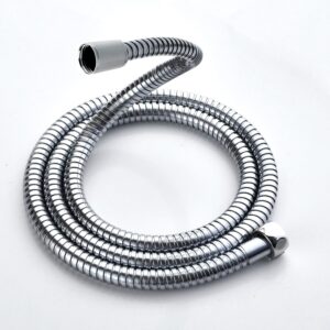 nafall 1.5m stainless steel shower hose, chrome universal bathroom replacement hose